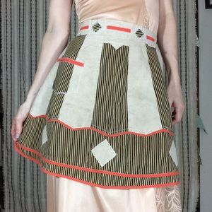 Vintage Accessories - Vintage Harlequin Apron Vintage Accessories - Vintage Harlequin Apron